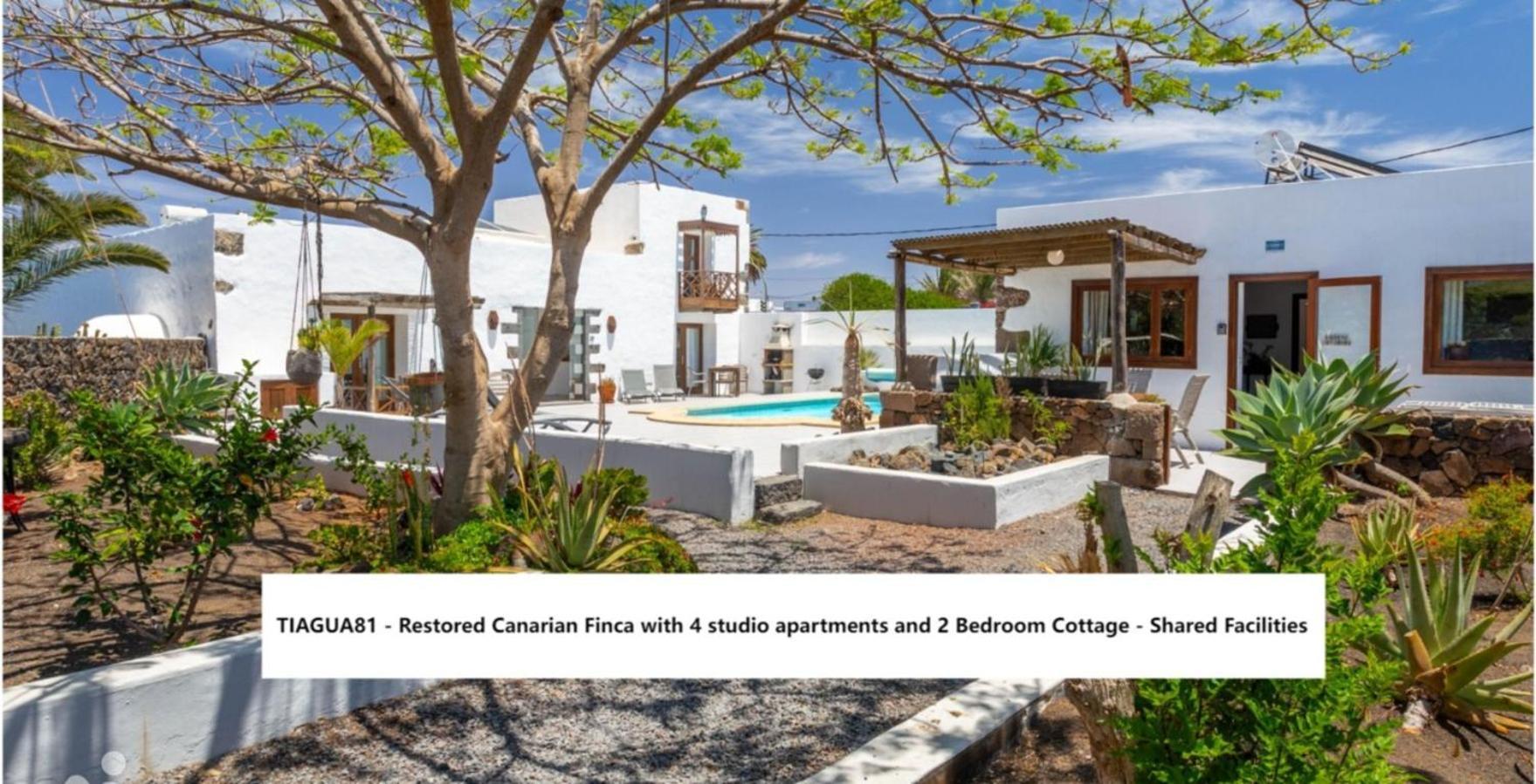 Cuarto Botanico Studio - Shared Pool - Central Island Location - 10 Mins Drive To Famara And La Santa Tiagua Exterior foto